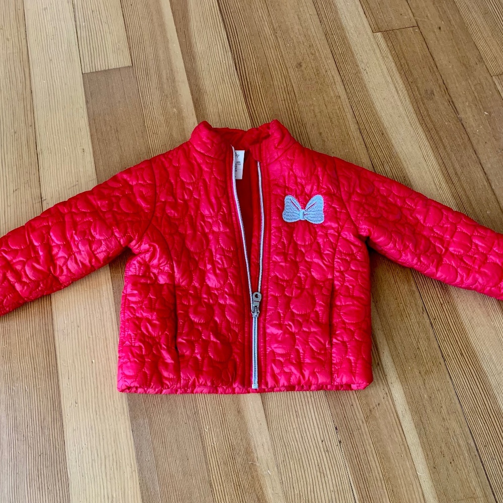 Girls Disney Red Jacket 3T